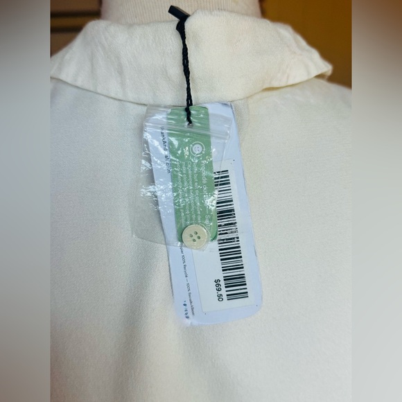 *NWT* Frank & Oak / ‘The Camp’ Collar Button Front Blouse / White / Large - Picture 9 of 12